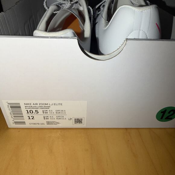 Nike Air Zoom LJ Elite Long Jump Track Spikes CT0079-101 Men's Size 12 NEW - Picture 10 of 10